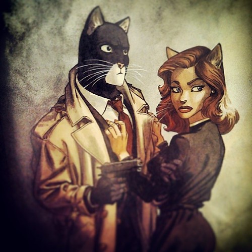 Blacksad with dame (graphic novel)